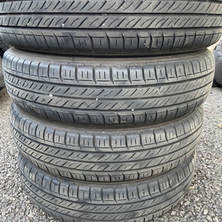 (バリ山)145/80R13 ノーマルタイヤ4本　１３インチ　ダ...