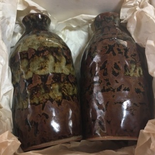 越中福光焼　お銚子2個セット