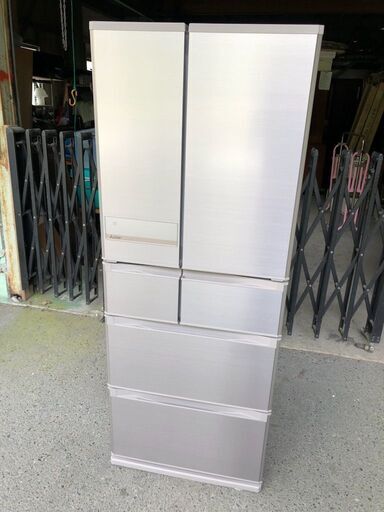 【美品】 MITSUBISHI 三菱 6ドア冷蔵庫 470L MR-JX47LA-N 2017年製