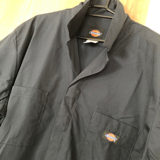 未使用!!!!ビッグサイズ Dickiesつなぎ 半袖