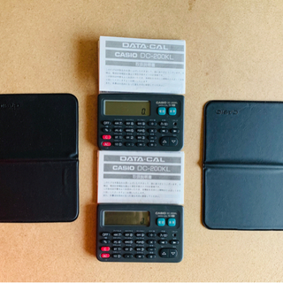 ①＊お値下しました。CASIOカシオ電話帳機能付き電卓2個セット...