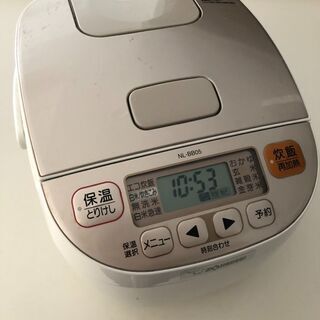 炊飯器(ZOJIRUSHI NL-BB05)2016年製の画像