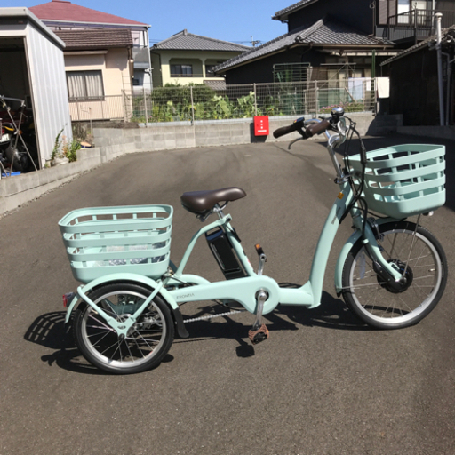 値下げ  ブリヂストンフロンティアラクットワゴン電動アシスト三輪車