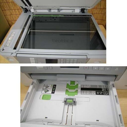 使用感少なめ★ブラザー インクジェット複合機 MFC-J6583CDW プリビオ 未開封純正インク2つ付 A3 プリンター 1段トレイ