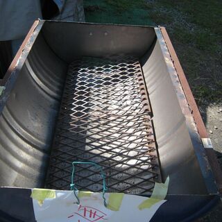 BBQ用　ドラム缶コンロ　未使用品の画像