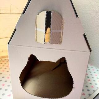 (お渡し先決定)子猫、小さなペット用ダンボールハウスの画像