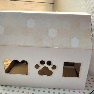 (お渡し先決定)子猫、小さなペット用ダンボールハウスの画像