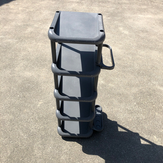 お話し中　シューズラック　靴置き