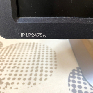 (取引中)HP LP2475w ワイドモニターの画像