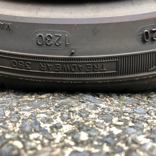 14インチ6j+42 鉄チンホイール、タイヤ4本セットの画像