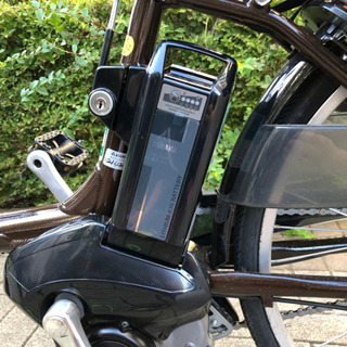 電動自転車　24インチ　チャイルドシート付き　8.9Ah  使用期間短い美品ですの画像
