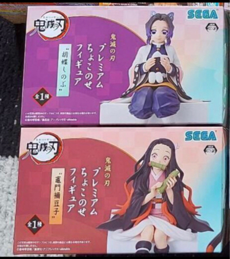 鬼滅の刃 ちょこのせフィギュア 胡蝶しのぶ 竈門禰豆子