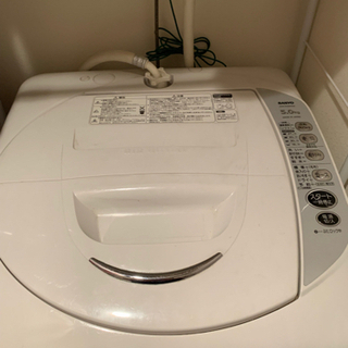 洗濯機　SANYO ASW-EG504(W)