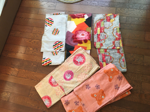昭和チック★明仙のお着物5枚セット★素材用に