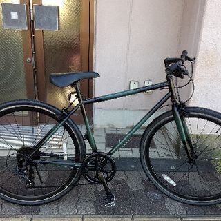 【引き取り】クロスバイク ダークグリーン クロスバイク モスグリーン