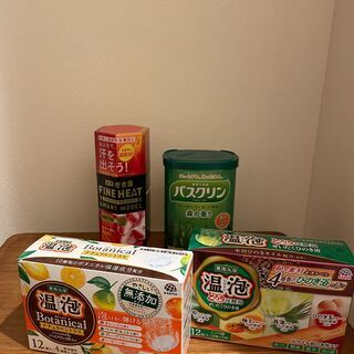 アース製薬　入浴剤　4点