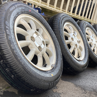 【16年製　未使用品】 ダンロップ 145/80R13 4本 ホイールセット