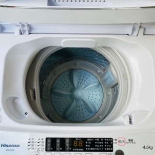 【準新品】1週間以内の問い合わせで譲ります　2021年7月購入　Hisense 4.5kg 洗濯機　美品の画像