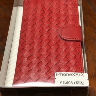 新古品　iPhone XS/X用ケース　おまけ付