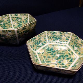 未使用品。九谷焼　瑞兆の和皿