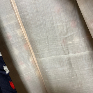 値下げ❣️✨新品絹お召✨レトロの画像