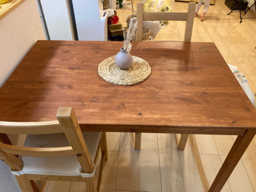 IKEA ダイニングテーブル　椅子2つ
