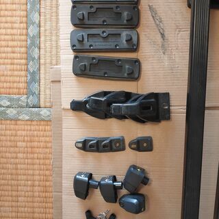 inno ルーフキャリア　ベースキャリア　鍵付きの画像