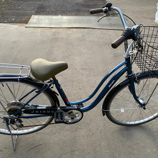 取引中　美品　ジョイナスC オートライト シティサイクル ネイビ...