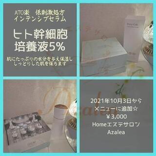 Ruby-Cellヒト幹細胞培養液エステメニュー追加