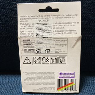 【差し上げます】Wiltonケーキキャンドルの画像