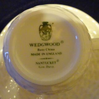 【未使用品】Wedgwood　ナンタケット　コーヒーカップ2客の画像