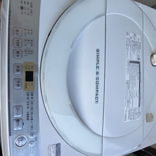 SHARP全自動洗濯機　2019年製の画像
