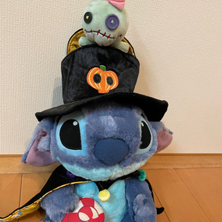 中古品>> スティッチぬいぐるみ大 Disney正規品