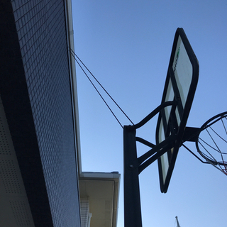 バスケットゴールの画像