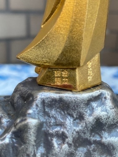 ◎大幅お値下げしました‼️ 逸品 貴重 金工仏師 ９代目 平田宗道作 徳力 純金製 白衣観音像 70.1ｇ ガラスケース付 金製品 K24 24金 ゴールド お値下げ交渉可