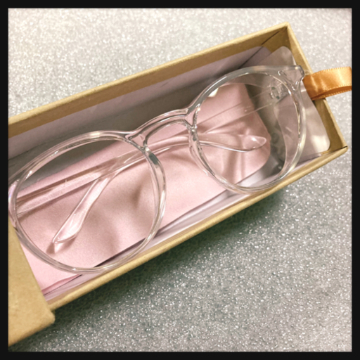 ご購入者様決定꒰未使用꒱保護花粉ウイルス対策ブルーライトカット眼鏡 透明クリア 作業ゴーグル