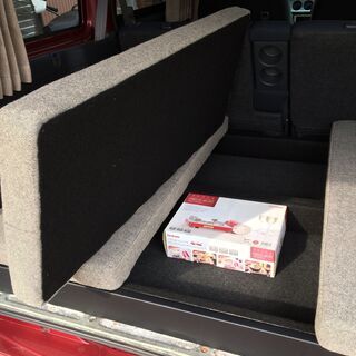 バモスホビ用　マット・カーテンセット　車中泊、キャンプで！の画像