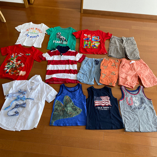 110.120のTシャツ、半ズボン、タンクトップ