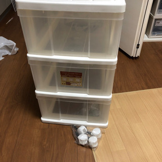 3段衣装ケース