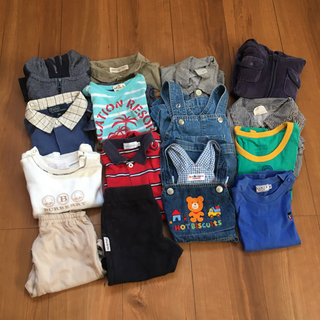 バーバリー　polo ミキハウス　70〜90cm 子供服まとめ売...