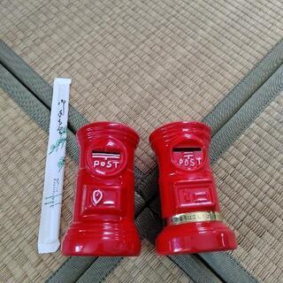 陶器　郵便ポスト　貯金箱