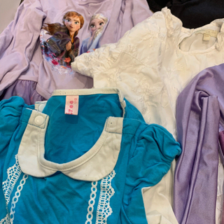 100〜110 7着セット アナ雪 白雪姫 ミニー 冠婚葬祭 ワンピースほか の画像