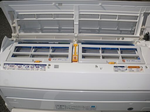 FUJITSU/富士通　14～16畳用エアコン　200V　nocria　AS-Z403P2　お掃除」、除菌　２０１４年購入