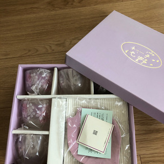お値下げ　冷茶セット　宇野千代