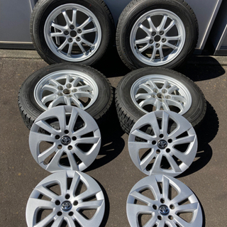 取引き中】プリウス純正アルミホイール、ダンロップスタッドレスWM01