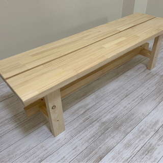 木製ベンチ　パイン　　オシャレベンチの画像