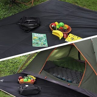 テントシート グランドシート 防水シート 耐水圧8000mm 140x180の画像