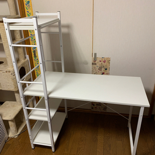 【受け渡し者決定】ニトリ　パソコンデスク　システムデスクの画像