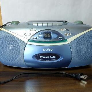 サンヨー　CDラジカセ　中古　動作品 　ワイヤレスOK