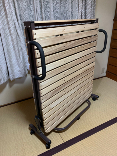 本日最終　10月12日掲載終了　折り畳み　スノコベッド　ニトリ